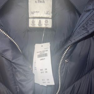 Abercrombie and Fitch never worn large down coat